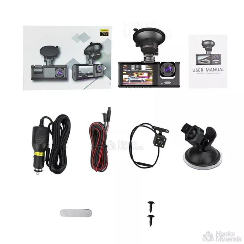 Sistema de 3 Cámaras de Alta Definición (Frontal, Trasera e Interior)