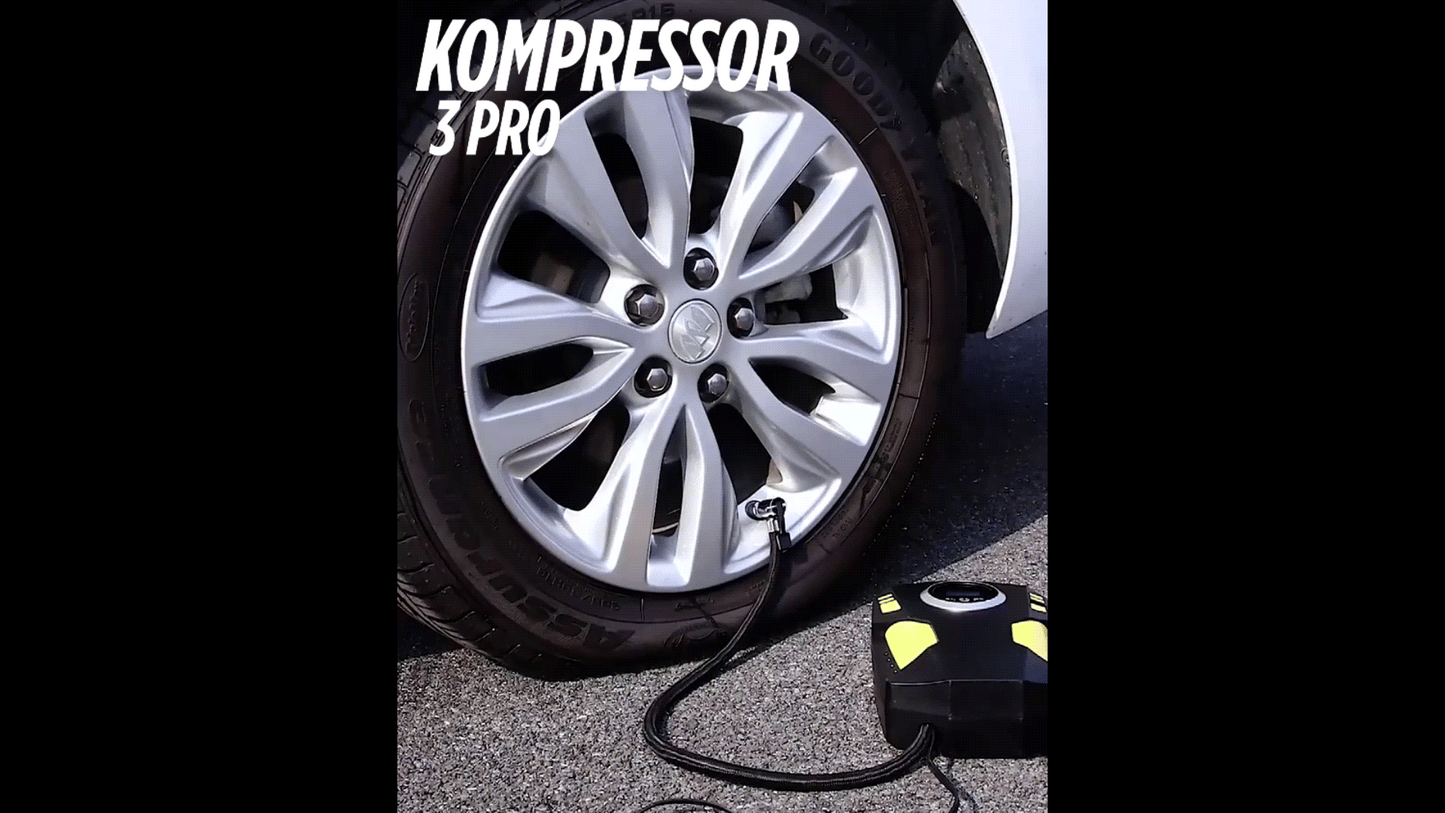 KOMPRESSOR PRO | INFLA LLANTAS PORTATIL ALTA POTENCIA