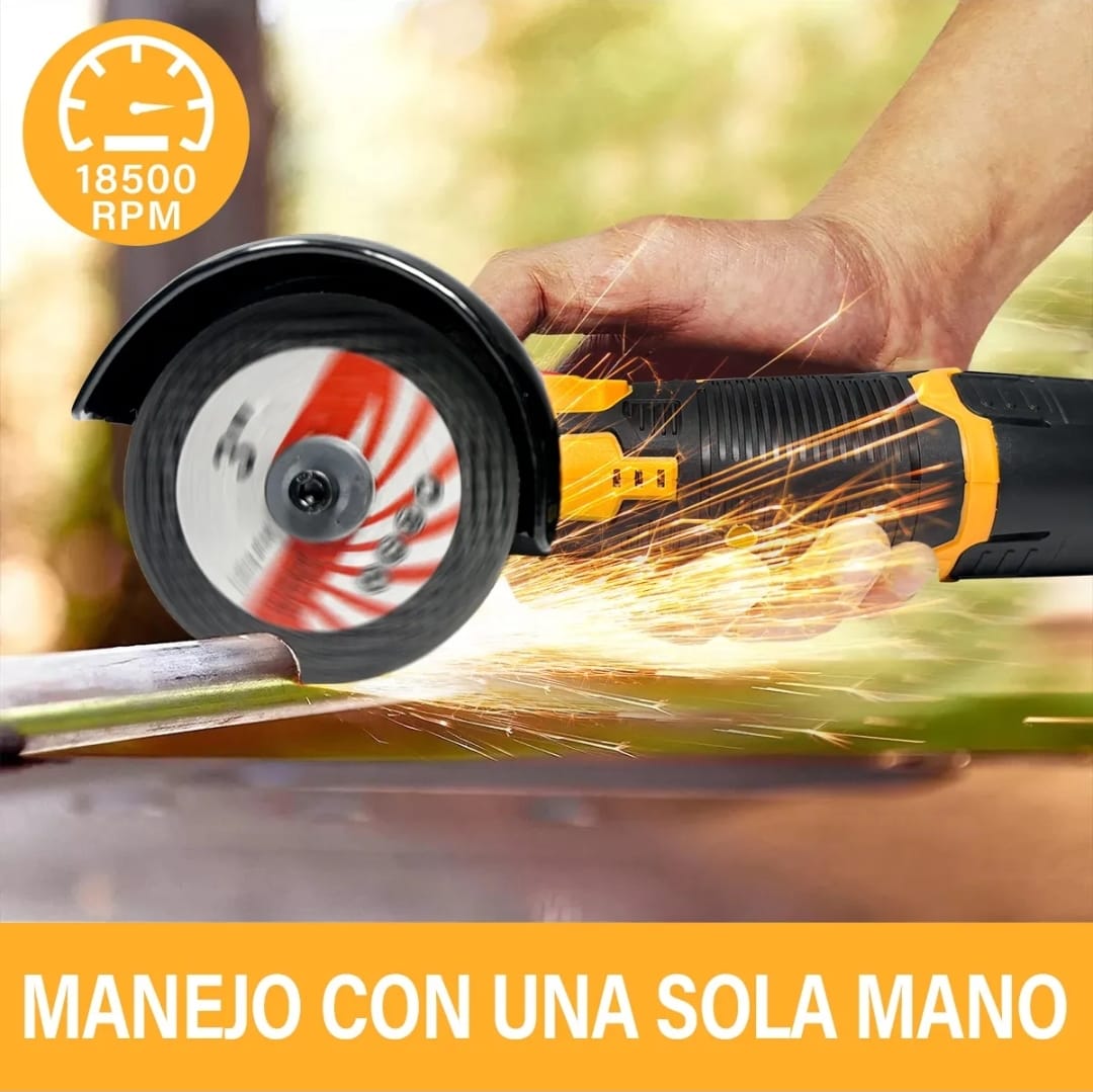 MINI ESMERILADOR INALÁMBRICO KRUGGER (DOS BATERÍAS)