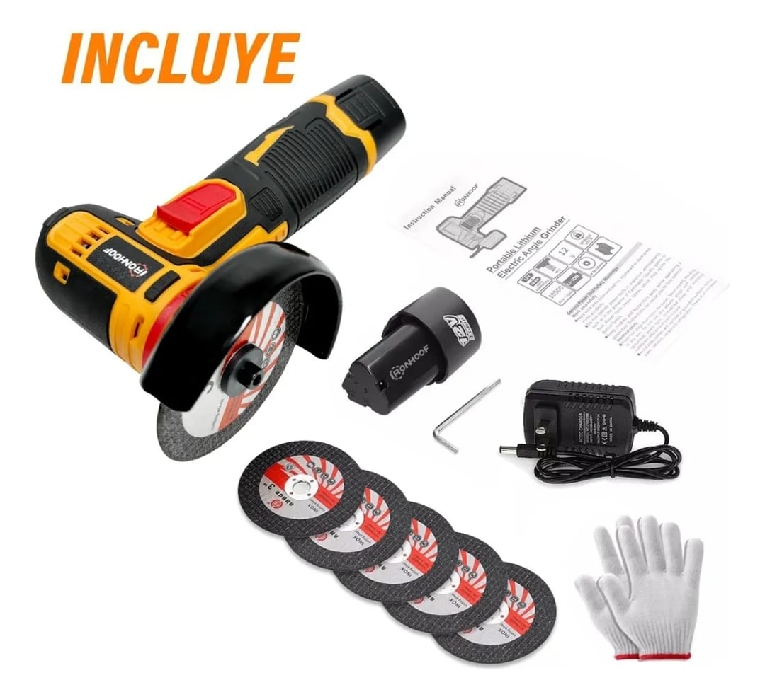 MINI ESMERILADOR INALÁMBRICO KRUGGER (DOS BATERÍAS)