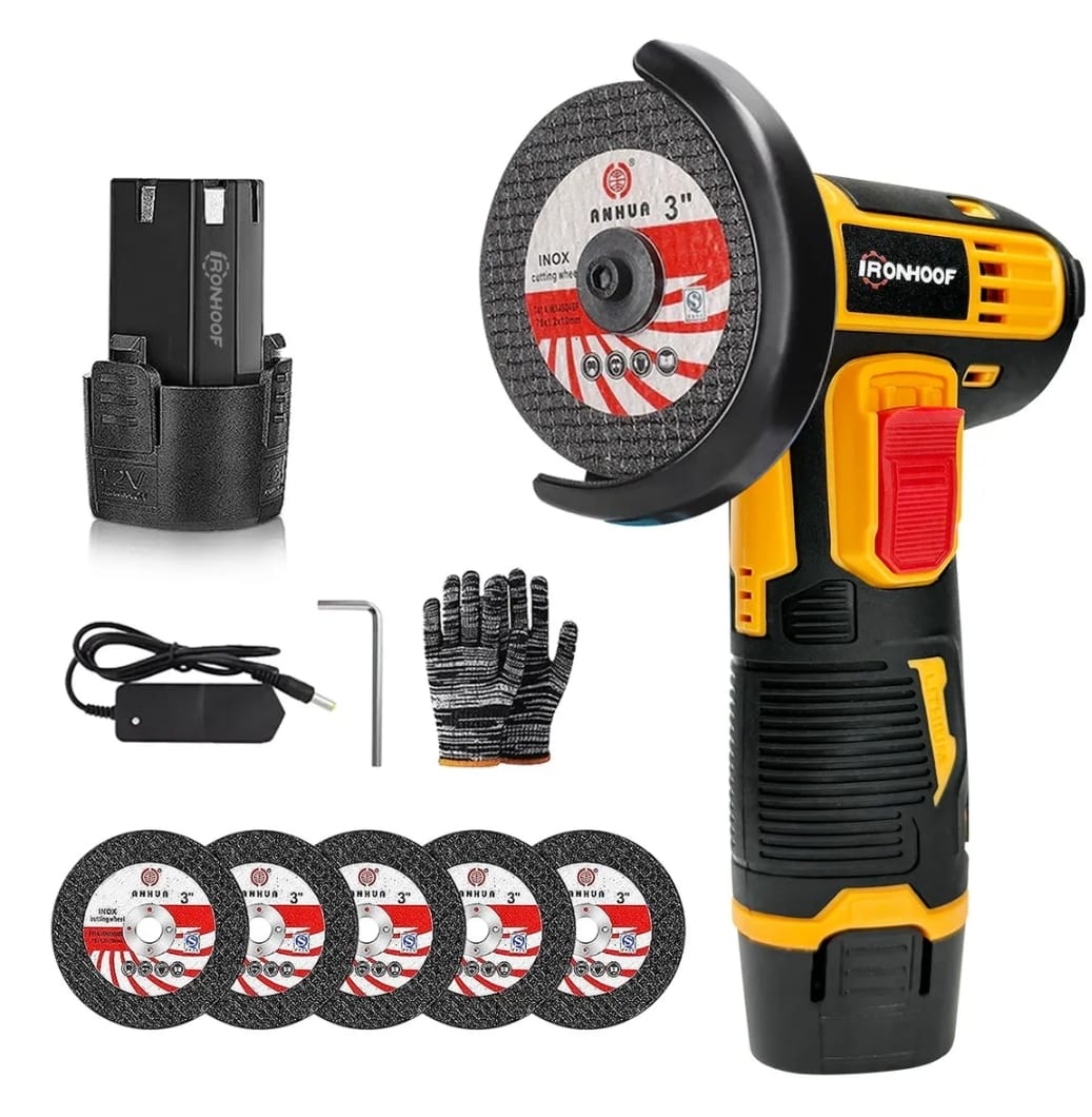 MINI ESMERILADOR INALÁMBRICO KRUGGER (DOS BATERÍAS)