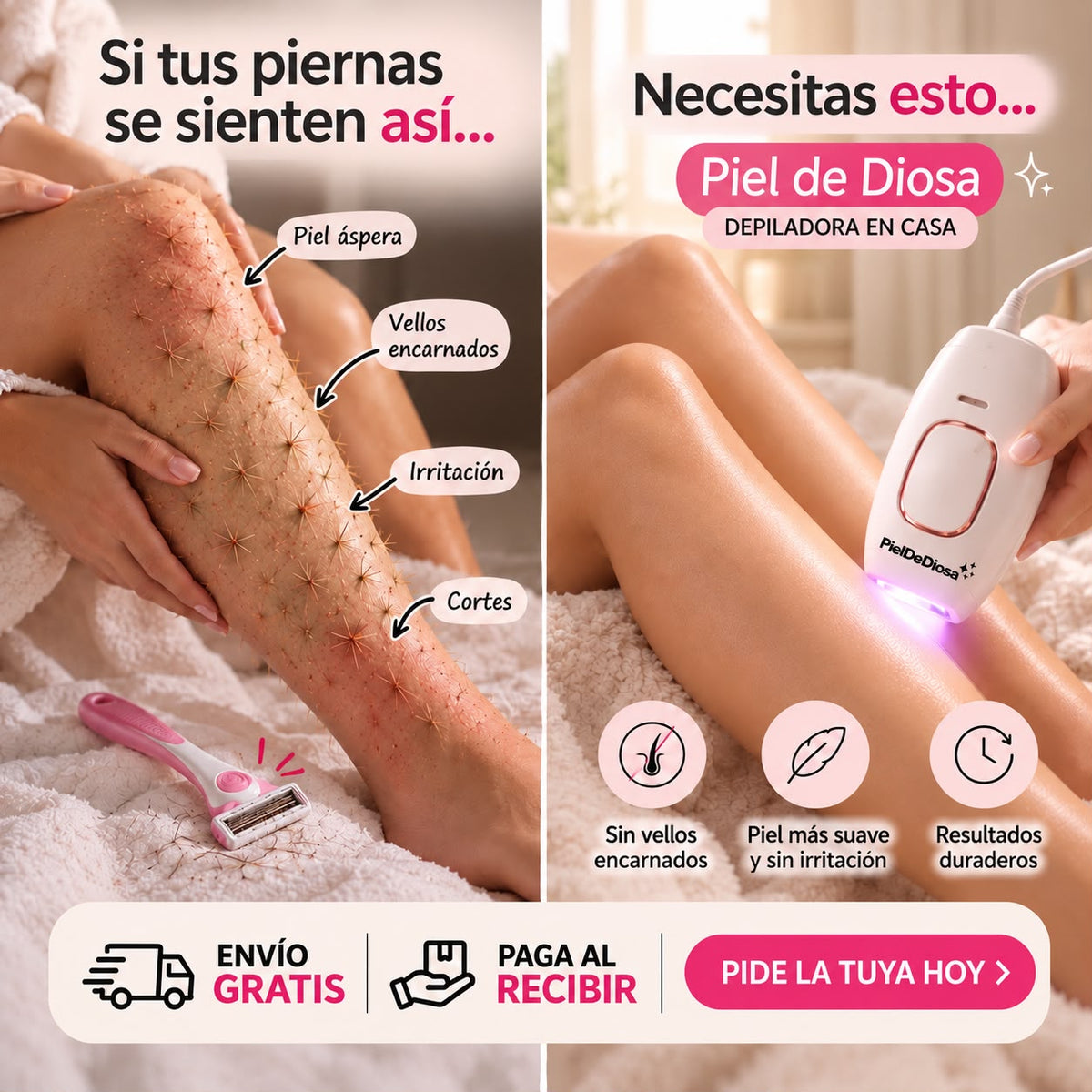 Depiladora Láser IPL ✨Piel de Diosa